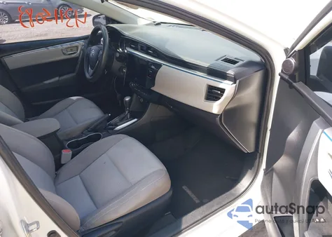 2016 Toyota Corolla Le из США, поврежденный, VIN 5YFBURHE0GP473804